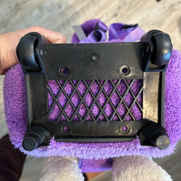 Pal Arounds Rabbit Bunny Soft Plush Roller Backpack School Luggage Toy NWT - Picture 5 of 7